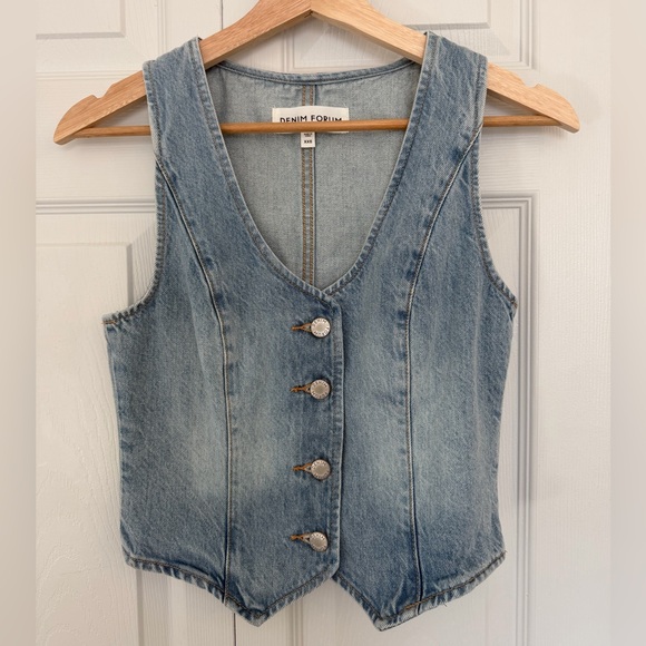 Denim Forum Jackets & Blazers - Denim Forum 90s Mia Vest